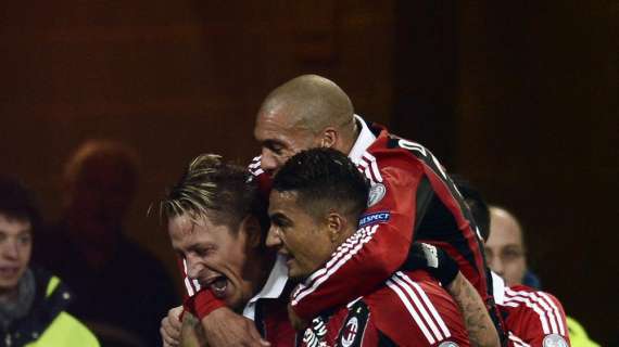 Champions: Milan agli ottavi, a casa il City di Mancini