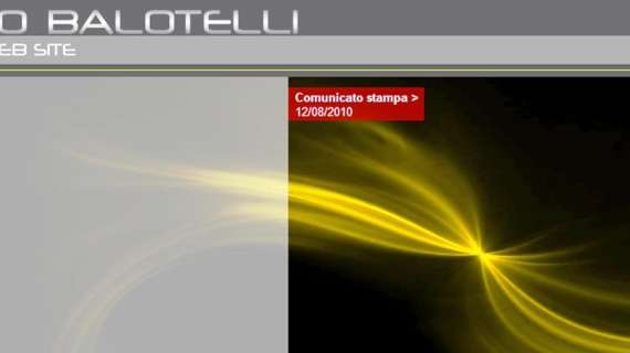 Sul sito di Balotelli il comunicato è già pronto!