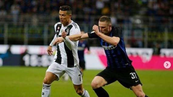 Inter-Juve, il commento di Skriniar su Instagram: "Bella partita, lottiamo"