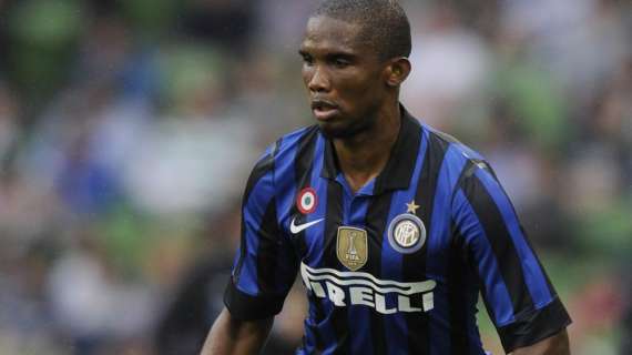 Eto'o, questa finta non fa impazzire