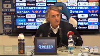 VIDEO - Mancini a tutto campo: "Eder, la sosta e la mossa che ha cambiato la partita" 