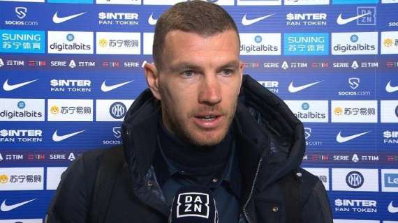 Dzeko decisivo, l'esultanza dopo il 4-3 del Franchi: "Grande vittoria, grande Inter"