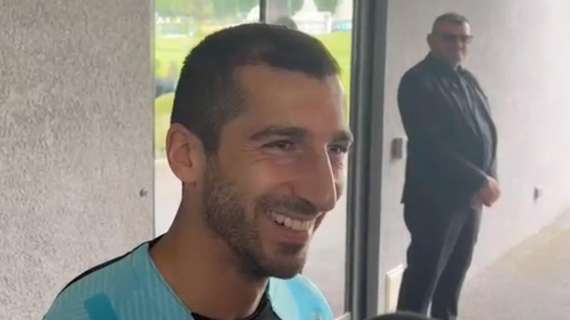 VIDEO - Mkhitaryan in mixed: "Sto bene, voglio giocare questa partita e vincerla"