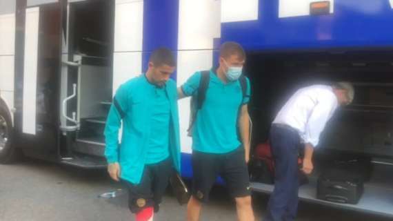 Inter a Milano, ginocchio fasciato per Sensi. Domani esami per lui e Bastoni