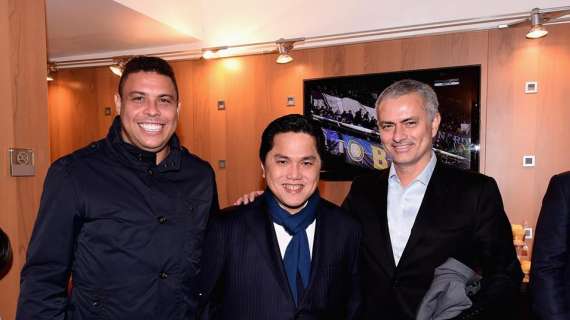 Mou e Ronie a San Siro, le foto della rimpatriata