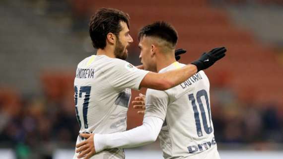 Inter-Benevento - Lautaro e Candreva, le doppiette pesano