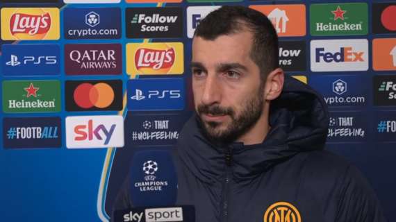 Mkhitaryan: "Avanti a lungo nel primo tempo, ma non pensavamo di aver già vinto"