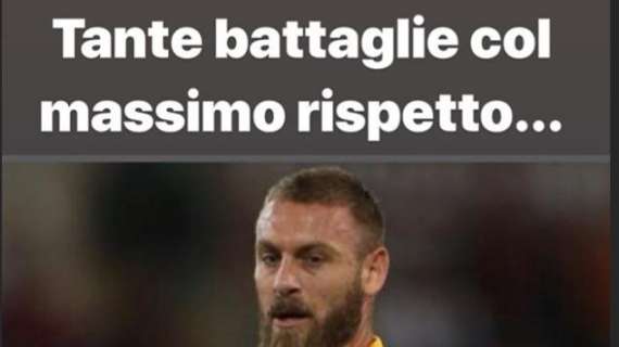 Cambiasso, messaggio a De Rossi: "Tante battaglie col massimo rispetto"