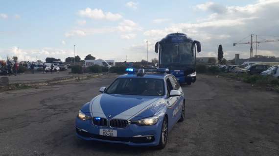 FOTO - Lecce-Inter si avvicina: i nerazzurri arrivano al 'Via del Mare'