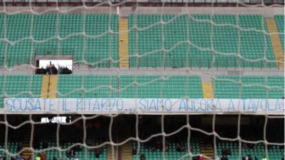 La Curva Nord contro la partita delle 12,30