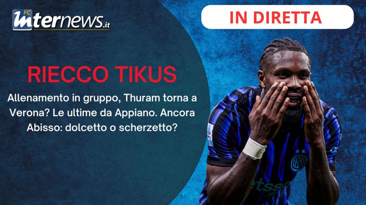 Rivivi la diretta! THURAM is BACK, la PROBABILE e le ULTIME verso VERONA-INTER. SCHERZETTO di HALLOWEEN: ABISSO al VAR