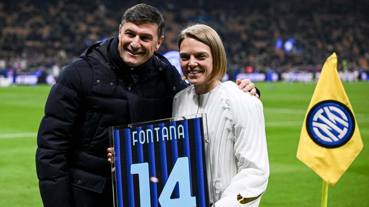 Prima di Inter-Genoa, celebrazione per la regina olimpica Arianna Fontana: maglia speciale per lei