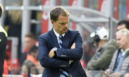 De Boer adesso rischia. Ieri il confronto col club: i metodi non convincono