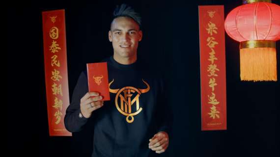Capodanno cinese, Lautaro testimonial per l'anno del "Toro". Maglia speciale per Inter-Lazio