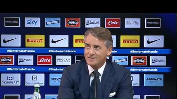 Inter-Chievo, domani Mancini in conferenza alle 13.30