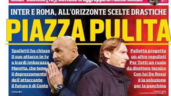 Prima CdS - Piazza pulita: Spalletti ha chiuso, il futuro è di Conte. L'attacco a Icardi imbarazza Marotta