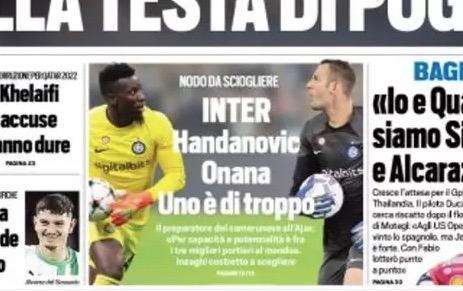 Prima TS - Handanovic-Onana, uno è di troppo: Inzaghi costretto a scegliere
