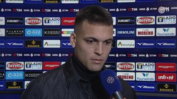 Lautaro a ITV: "Messaggio al campionato, ma soprattutto a noi stessi. Avanti così"