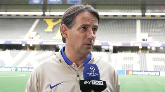 Inzaghi a Sky: "Domani non sarà facile, il sintetico è una cosa nuova per noi. Zielinski ha dato buone risposte"