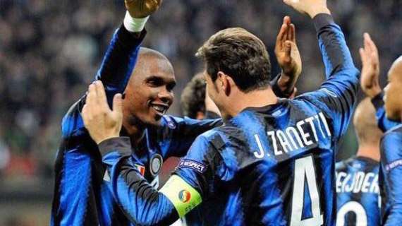 Zanetti, auguri nostalgici a Eto'o: "Samuel, le emozioni insieme non si dimenticano"