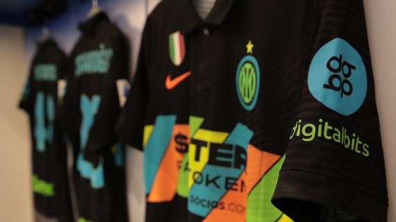 FOTO – Inter all'esordio con la terza maglia: le prime immagini dallo spogliatoio