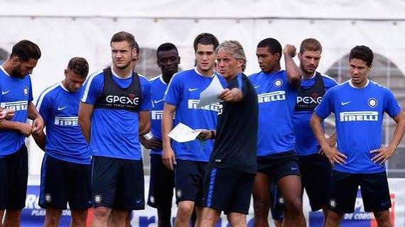 Nerazzurri in campo nel pomeriggio, domani al mattino