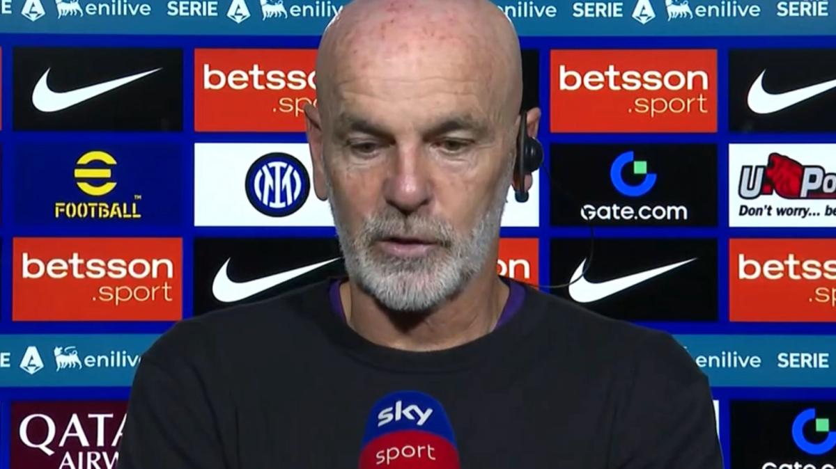 Fiorentina, Pioli a Sky: "Non è che si poteva fare di più, non ci siamo proprio riusciti. L'Inter è molto forte"