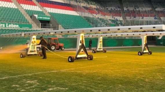 Eurorivali - Rapid Vienna al lavoro per ravvivare il campo dell'Allianz Stadion