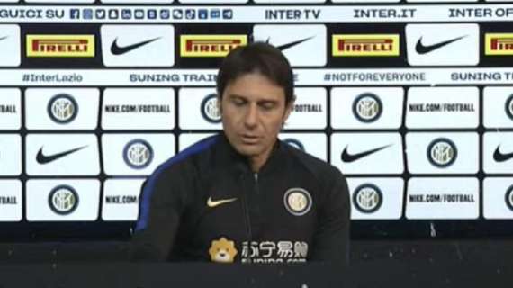 Conte: "Dito medio, chiedo scusa. Sfida alla Lazio bella e stimolante. Lukaku opaco, ma abbiamo bisogno di lui"