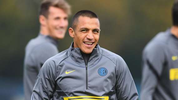 Sky - Inter, Sanchez e Lukaku hanno lavorato a parte: il cileno ha più possibilità di recuperare per il Real 