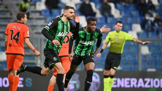 Verde non basta, debacle Spezia col Sassuolo: 4-1 neroverde al Mapei Stadium