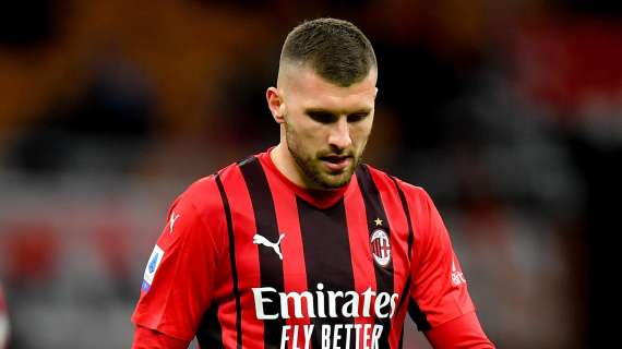 Milan, piove sul bagnato: Rebic ko tra primo e secondo tempo del derby