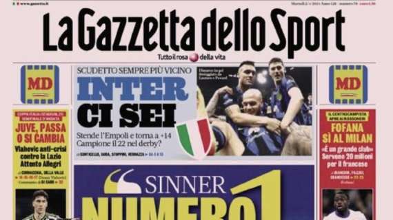 Prima GdS - Inter, ci sei. Stende l’Empoli e torna a +14. Campione il 22 nel derby? 