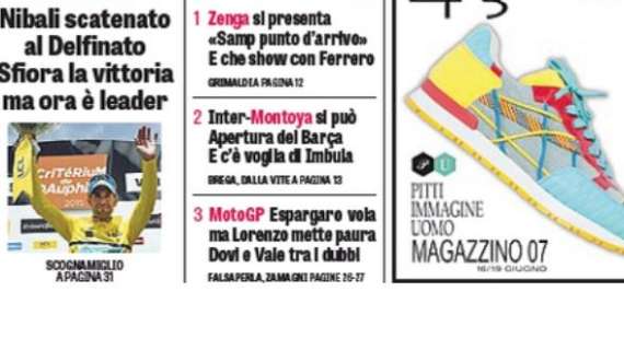 Prime pagine - Il Barcellona apre per Montoya, Rüdiger e Imbula sempre nel mirino dei nerazzurri