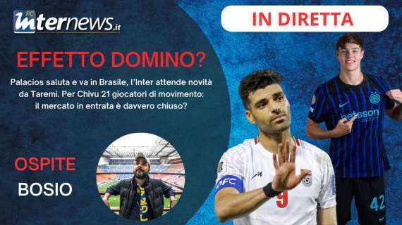 Rivivi la diretta! L'INTER STRAVINCE, MERCATO ancora APERTO: PALACIOS via, TAREMI ancora NO. Le ULTIME