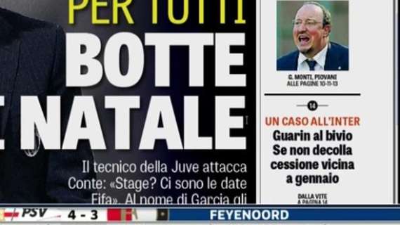 Prime pagine - Guarin è un caso. E spunta Diamanti