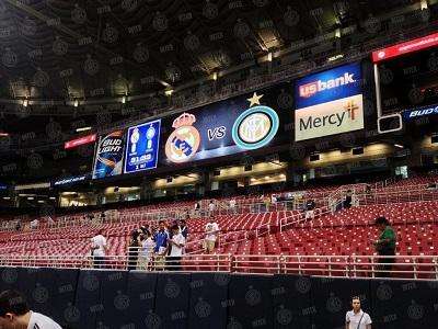 Inter-Real, nerazzurri giunti all'Edward Jones Dome