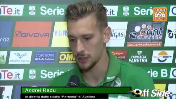 Radu: "Felice per il mio debutto con l'Avellino. Col Venezia è stata dura, ma il pari ci sta stretto"