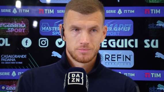 Dzeko a DAZN: "Ecco cosa ci siamo detti nello spogliatoio. I 100 gol in Serie A? Inviterò la squadra a cena"