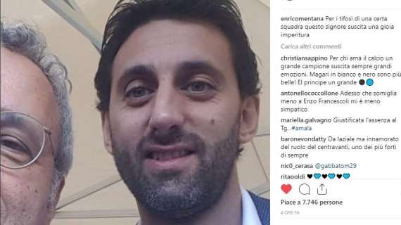 Mentana, selfie con Milito: "Per i tifosi di una certa squadra questo signore suscita una gioia imperitura"