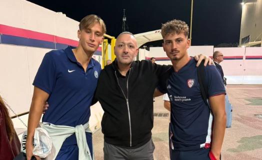 L'agente Giuffredi con i fratelli Esposito dopo Cagliari-Inter: "Orgoglioso, il meglio deve ancora venire"
