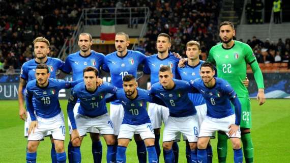 Sorteggio qualificazioni a Euro 2020: l'Italia di Mancini in prima fascia