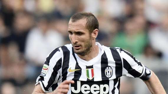 Juve, squalifica confermata per Chiellini: out 3 turni