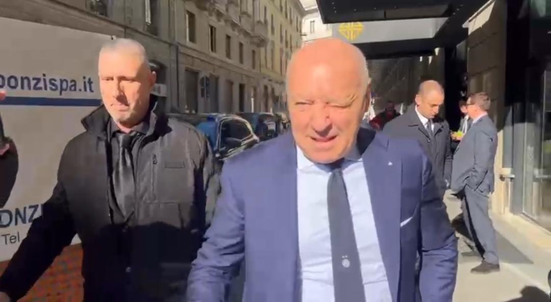 VIDEO - Pranzo UEFA: Zanetti sempre disponibile con i tifosi, Marotta glissa sul rogito