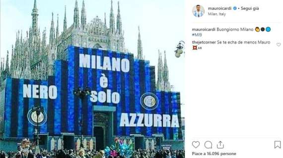 Icardi rompe il silenzio ed esulta dopo il derby: "Milano è solo nerazzurra"