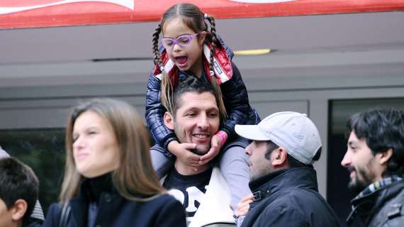 Anche Marco Materazzi sugli spalti