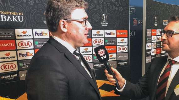 Eintracht, Hellmann: "Sorteggio da sogno, queste sono le partite che vogliamo giocare"