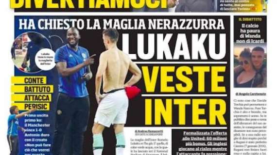 Prima CdS - Lukaku veste Inter