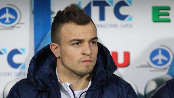 Shaqiri si allena a parte: corsa blanda per lui