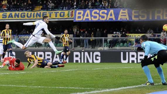 Inter, almeno due gol a partita nelle ultime 6 trasferte al Bentegodi contro l'Hellas Verona